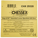 CHX 29320 Speckled Bag of 50 Assorted Polyhedral d20