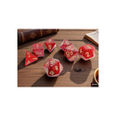 CHX 22504 Glitter Mega-hedral Ruby/gold 7-Die Set
