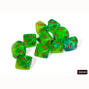 CHX 26270 Gemini Plasma Green-Teal/orange Luminary Set of 10 d10s
