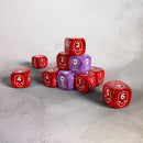 One page Rules Wound and Spell dice Set 8+2