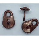 PolyHero Dice Rogue d20 Lock and Pick Set Stout Bronze