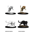 D&D Nolzurs Marvelous Unpainted Miniatures Panther & Leopard Dungeons & Dragons