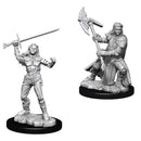 D&D Nolzurs Marvelous Unpainted Miniatures Female Half Orc Fighter Dungeons & Dragons