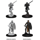D&D Nolzurs Marvelous Unpainted Miniatures Female Human Fighter Dungeons & Dragons