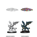 D&D Nolzurs Marvelous Unpainted Miniatures Blue Dragon WyrmLing