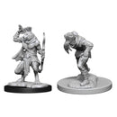 D&D Nolzurs Marvelous Unpainted Miniatures Wererat and Weretiger Dungeons & Dragons
