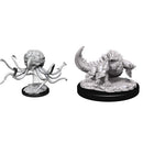 D&D Nolzurs Marvelous Unpainted Miniatures Grell and Basilisk Dungeons & Dragons