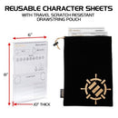 Enhance Tabletop Acrylic Character Sheets Clear