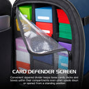 Enhance Tabletop Collector's Card Storage Backpack Blue