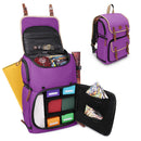 Enhance Designer Edition Full Size Trading Card Storage Box Backpack Purple