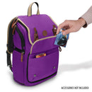 Enhance Designer Edition Full Size Trading Card Storage Box Backpack Purple