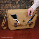ENHANCE Venturer's Canvas Messenger Bag