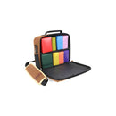 ENHANCE Designer Edition Compact Small Trading Card Bag w/ Customizable Interior & Strap Tan