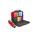 ENHANCE Designer Edition Compact Small Trading Card Bag w/ Customizable Interior & Strap Red
