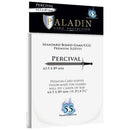 Paladin Clear Sleeves Percival 63.5mmx89mm 55 Sleeves Per Pack