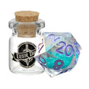 Fanroll: Individual d20 Elixir Liquid Core Dice: Disco Vibes