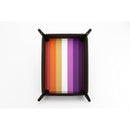 Fanroll: Pride Fold Up Velvet Dice Tray: Lesbian
