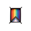 Fanroll: Pride Fold Up Velvet Dice Tray: Rainbow Flag