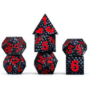 Fanroll: Dragon Storm Silicone Dice Set: Black Dragon Scales