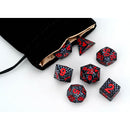Fanroll: Dragon Storm Silicone Dice Set: Black Dragon Scales