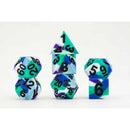 Fanroll: 16mm Pride Sharp Edge Silicone Rubber Poly Dice Set: Gay Men