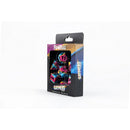 Fanroll: 16mm Pride Sharp Edge Silicone Rubber Poly Dice Set: Pansexual