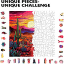 Trippy Puzzles - 300 Pce Wood Jigsaw Desert Daze