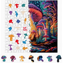Trippy Puzzles - 300 Pce Wood Jigsaw Mystical Mushrooms