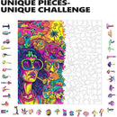 Trippy Puzzles - 300 Pce Wood Jigsaw Groovy Gathering