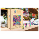 Trippy Puzzles - 300 Pce Wood Jigsaw Groovy Gathering