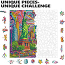 Trippy Puzzles - 300 Pce Wood Jigsaw Mystical Manhattan