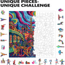 Trippy Puzzles - 300 Pce Wood Jigsawparisian Prism