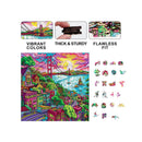 Trippy Puzzles - 300 Pce Wood Jigsaw Frisco Frenzy