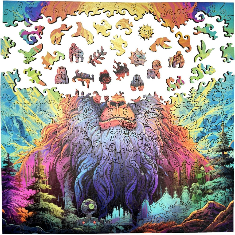 Trippy Puzzles - 300 Pce Wood Jigsaw Yeti Yonder – SuperOffice