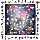 Trippy Puzzles - 300 Pce Wood Jigsaw Shroomopolis