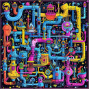 Trippy Puzzles - 300 Pce Wood Jigsaw Sci-Fi Sewer