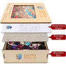 Trippy Puzzles - 300 Pce Wood Jigsaw Unicorn Utopia