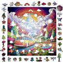 Trippy Puzzles - 300 Pce Wood Jigsaw Happy Highway