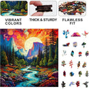 Trippy Puzzles - 300 Pce Wood Jigsaw Chromatic Cliffs