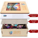 Trippy Puzzles - 300 Pce Wood Jigsaw Chromatic Cliffs