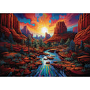 Trippy Puzzles - 1000 Piece Jigsaw Sedona Sunset