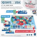 The Op 10 Days in the USA Board Game