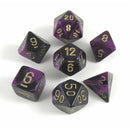 CHX 26440 Gemini Black-Purple/gold 7-Die Set