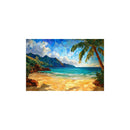 Trippy Puzzles - 300 Pce Stained Glass Wood Jigsaw Pieces of Paradise