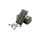 Gamers Grass Battle Ready Bases Winter Round 25mm x10