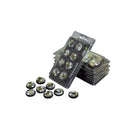 Gamers Grass Battle Ready Bases Winter Round 32mm x8