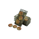 Gamers Grass Battle Ready Bases Badlands Round 50mm x3