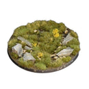 Gamers Grass Battle Ready Bases Highland Round 100mm x1