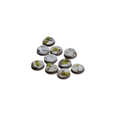 Gamers Grass Battle Ready Bases Temple Round 25mm x10