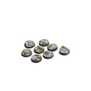 Gamers Grass Battle Ready Bases Temple Round 32mm x8